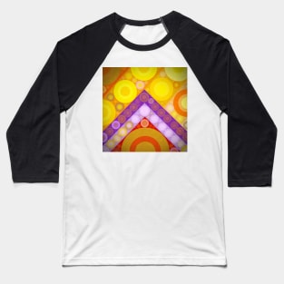 Golden Geometry Baseball T-Shirt